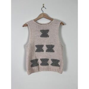 Felix Sweater Wool Tank Chunky Knit Vetements De Vacances